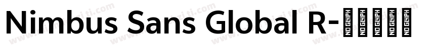 Nimbus Sans Global R字体转换